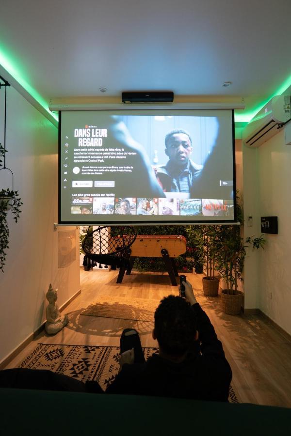 Capsule Thailande I Sauna I Balneo I Console I Jeux En Bois I Cinema I Cour Interieure Trith-Saint-Leger Buitenkant foto