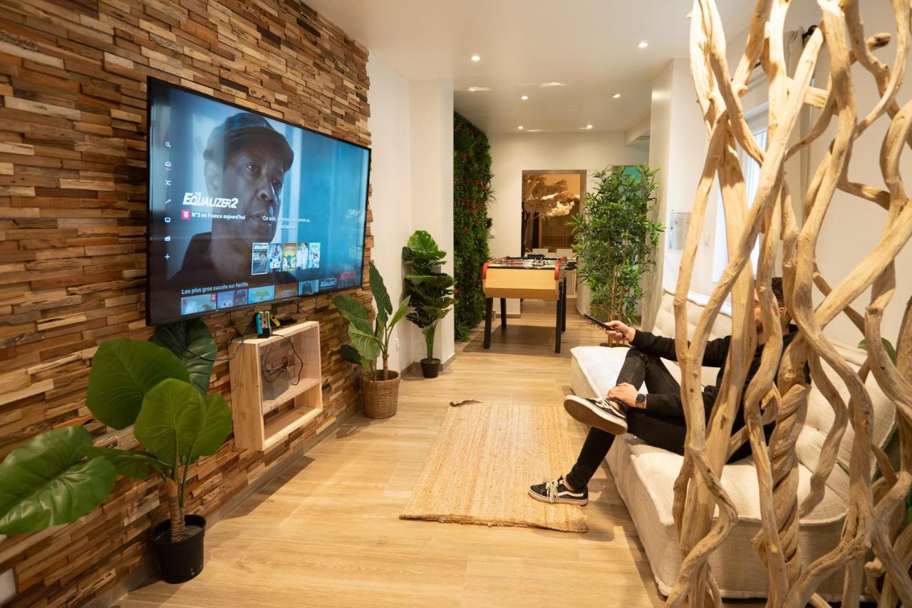 Capsule Thailande I Sauna I Balneo I Console I Jeux En Bois I Cinema I Cour Interieure Trith-Saint-Leger Buitenkant foto