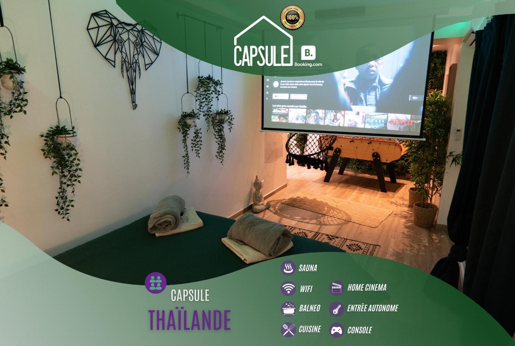 Capsule Thailande I Sauna I Balneo I Console I Jeux En Bois I Cinema I Cour Interieure Trith-Saint-Leger Buitenkant foto